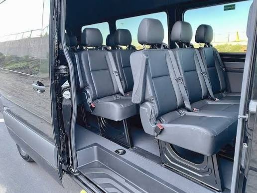 Mercedes Sprinter 15 passenger interior